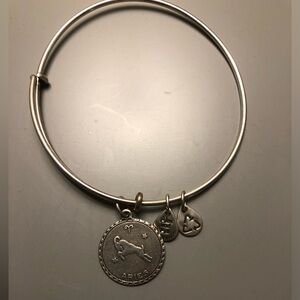 Alex and Ani silver Aries/ Ram adjustable bangle.